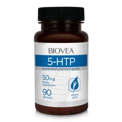 БАДы для мужчин и женщин BIOVEA 5-HTP 50 мг  (90 капс)