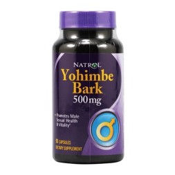 Спортивное питание Natrol Yohimbe Bark 500 мг  (90 капс)