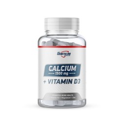 Комплексы витаминов и минералов Geneticlab Calcium 1500 мг + Vitamin D3  (90 таб)