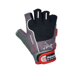 Женские перчатки для фитнеса Power System PS-2570 перчатки женские  (Красно-серый)