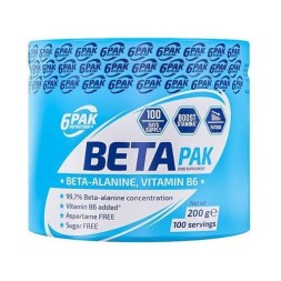 Аминокислоты 6PAK Nutrition Beta Pak  (200 г)