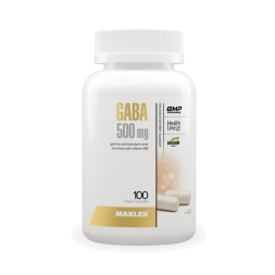 БАДы для мужчин и женщин Maxler GABA 500 mg   (100 vcaps)