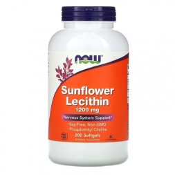 Специальные добавки NOW Sunflower Lecithin   (200c.)