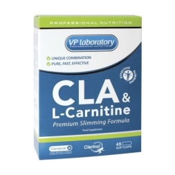 БАДы для мужчин и женщин VP Laboratory CLA &amp; L-Carnitine  (45 капс)