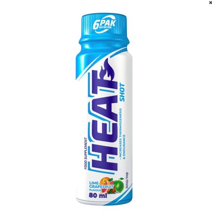 Энергетический напиток 6PAK Nutrition Heat Shot  (80ml.)