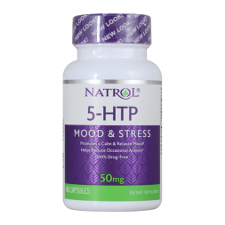 БАДы для мужчин и женщин Natrol 5-HTP 50 мг  (45 капс)