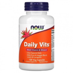 Комплексы витаминов и минералов NOW Daily Vits  (120 vcaps)