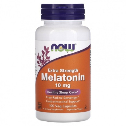 Мелатонин NOW Melatonin 10mg  (100 caps.)