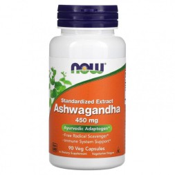 Товары для здоровья, спорта и фитнеса NOW Ashwagandha 450 мг  (90 капс)