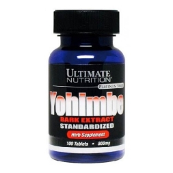 Препараты для повышения тестостерона Ultimate Nutrition Yohimbe Bark Extract  (100 таб)