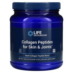 БАДы для мужчин и женщин Life Extension Life Extension Collagen Peptides for Skin &amp; Joints 343g.  (343g.)
