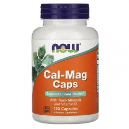 Комплексы витаминов и минералов NOW Cal-Mag Caps  (120 капс)