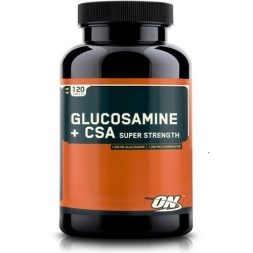 БАДы для мужчин и женщин Optimum Nutrition Glucosamine + CSA super strength  (120 таб)
