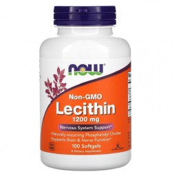 Специальные добавки NOW Lecithin 1200 мг  (100 капс)